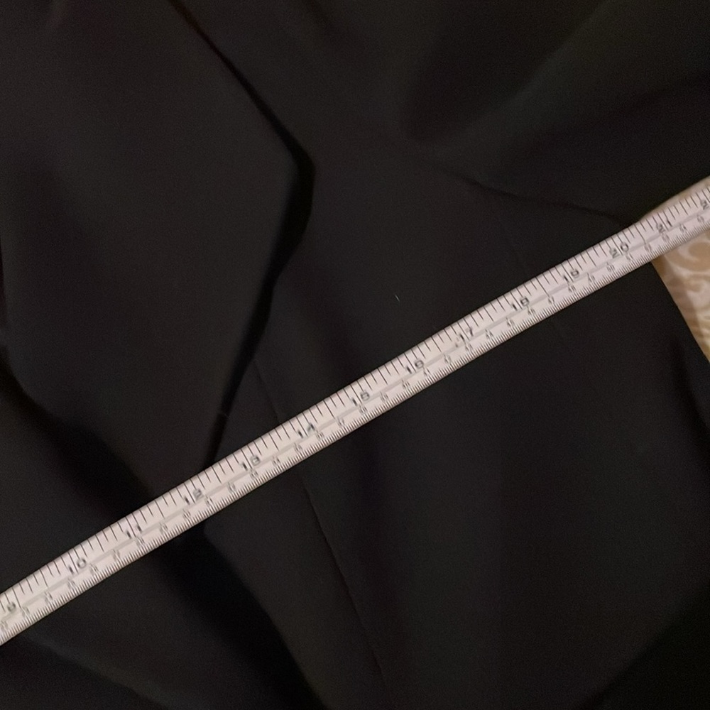 Black Express Winter Coat, Patch Pockets, One Sna… - image 7